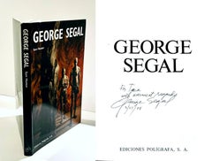 Hardback monograph: George Segal (signed and inscribed by sculptor George Segal)