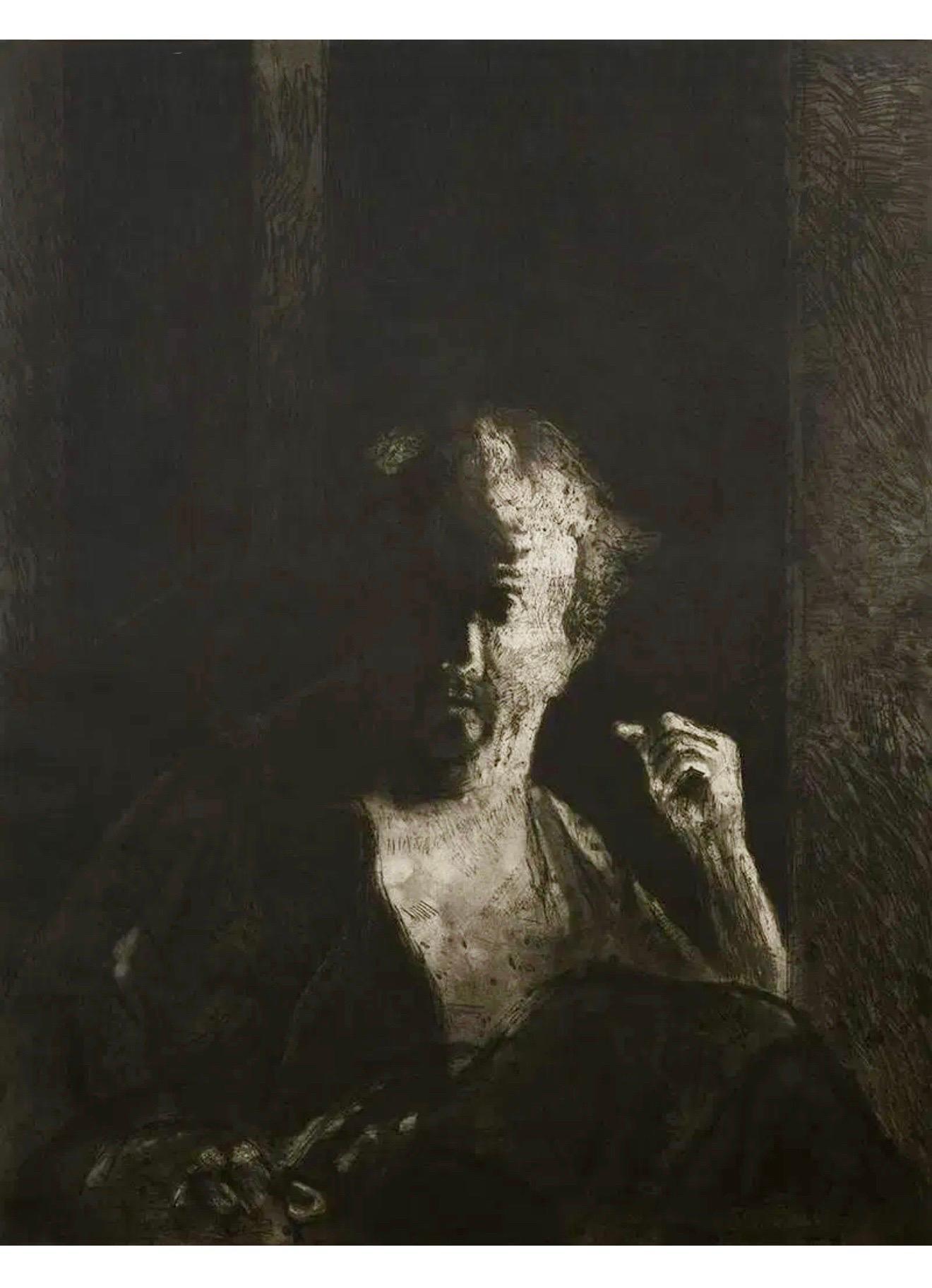 George Segal (American, 1924-2000)
Walter from the series Portraits
Printed by Vigna Antoniniana Stamperia d'Arte, Rome, Italy
Published by Stamperia d'Arte 2RC, Rome, Italy
Hand signed and dated 'George Segal 87' in pencil (lower right), Numbered