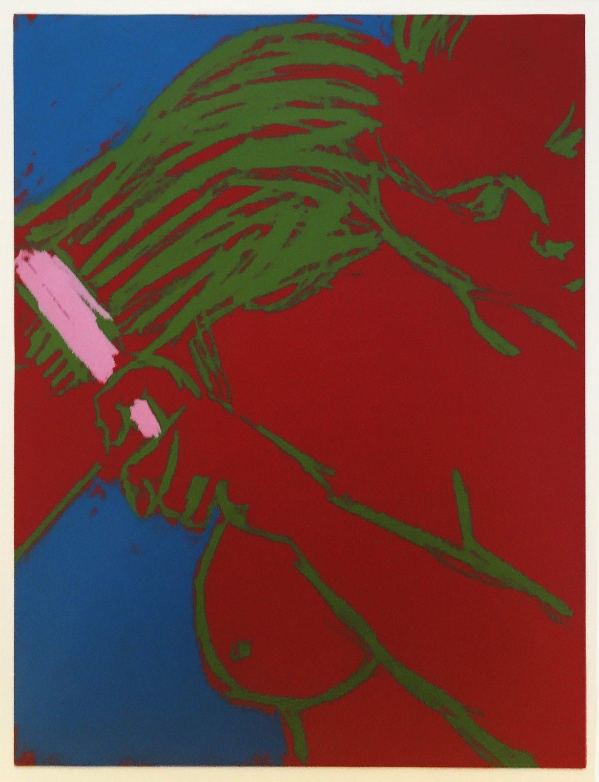 Portrait Print de George Segal - MUJER CEPILLÁNDOSE EL PELO
