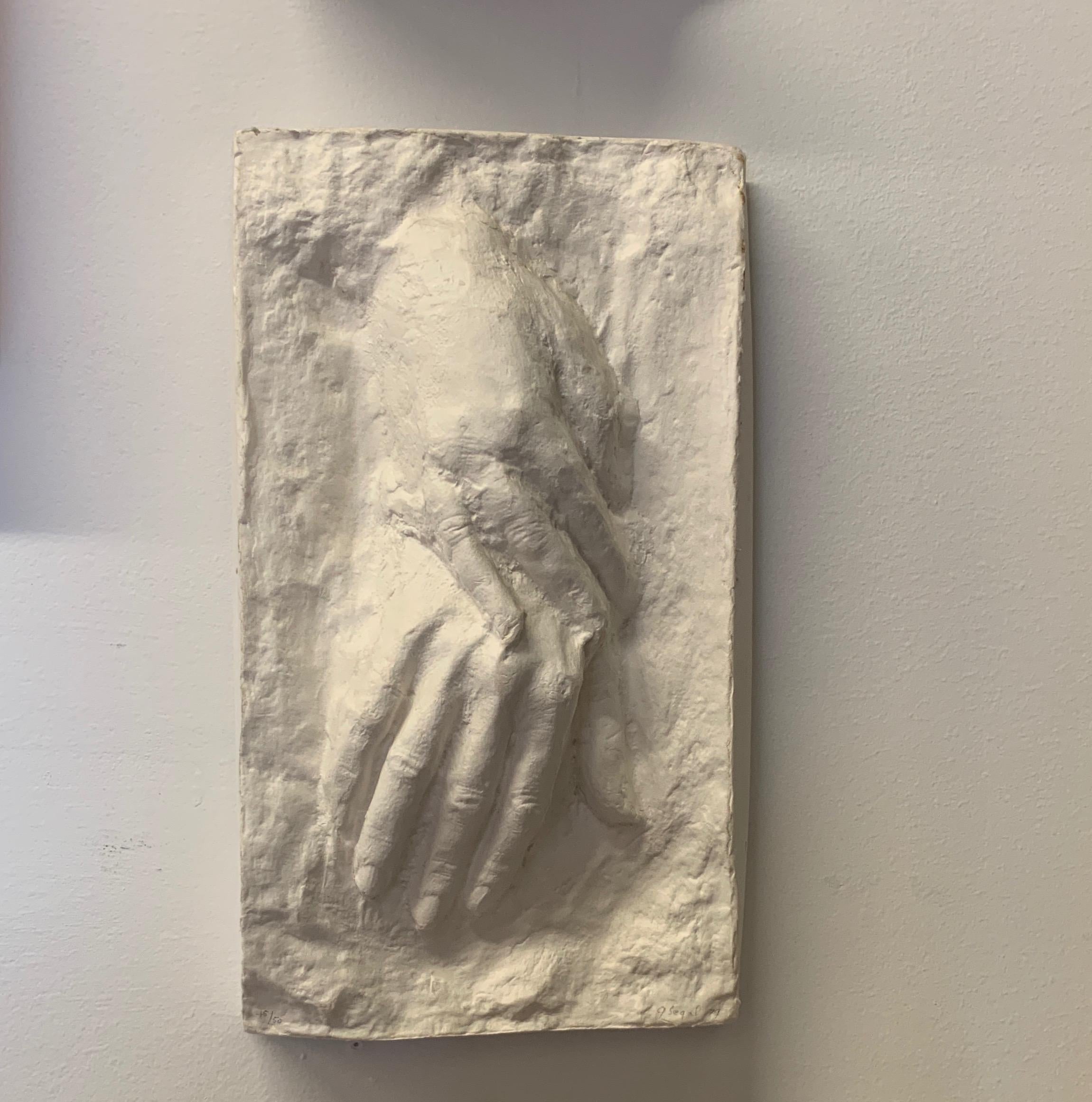 George Segal Figurative Sculpture - TWO HANDS I
