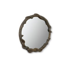 George Sellers:: « Ophidian Mirror »:: miroir en bronze:: édition limitée de 8