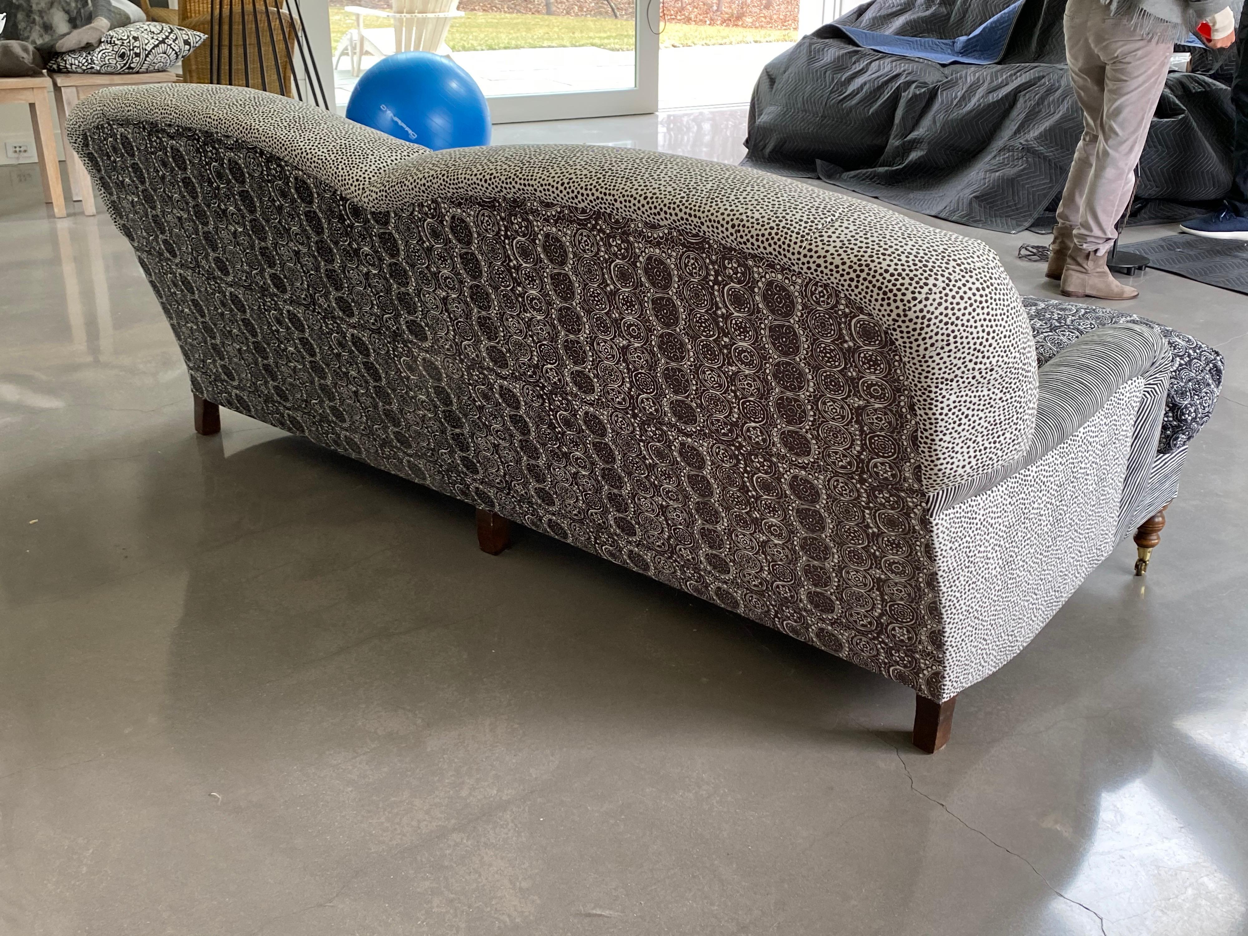 George Sherlock Extended Two Seater Sofa covered in Marimekko Fabrics 2