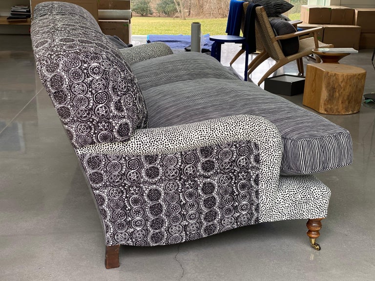 George Sherlock Extended Two Seater Sofa Covered in Marimekko