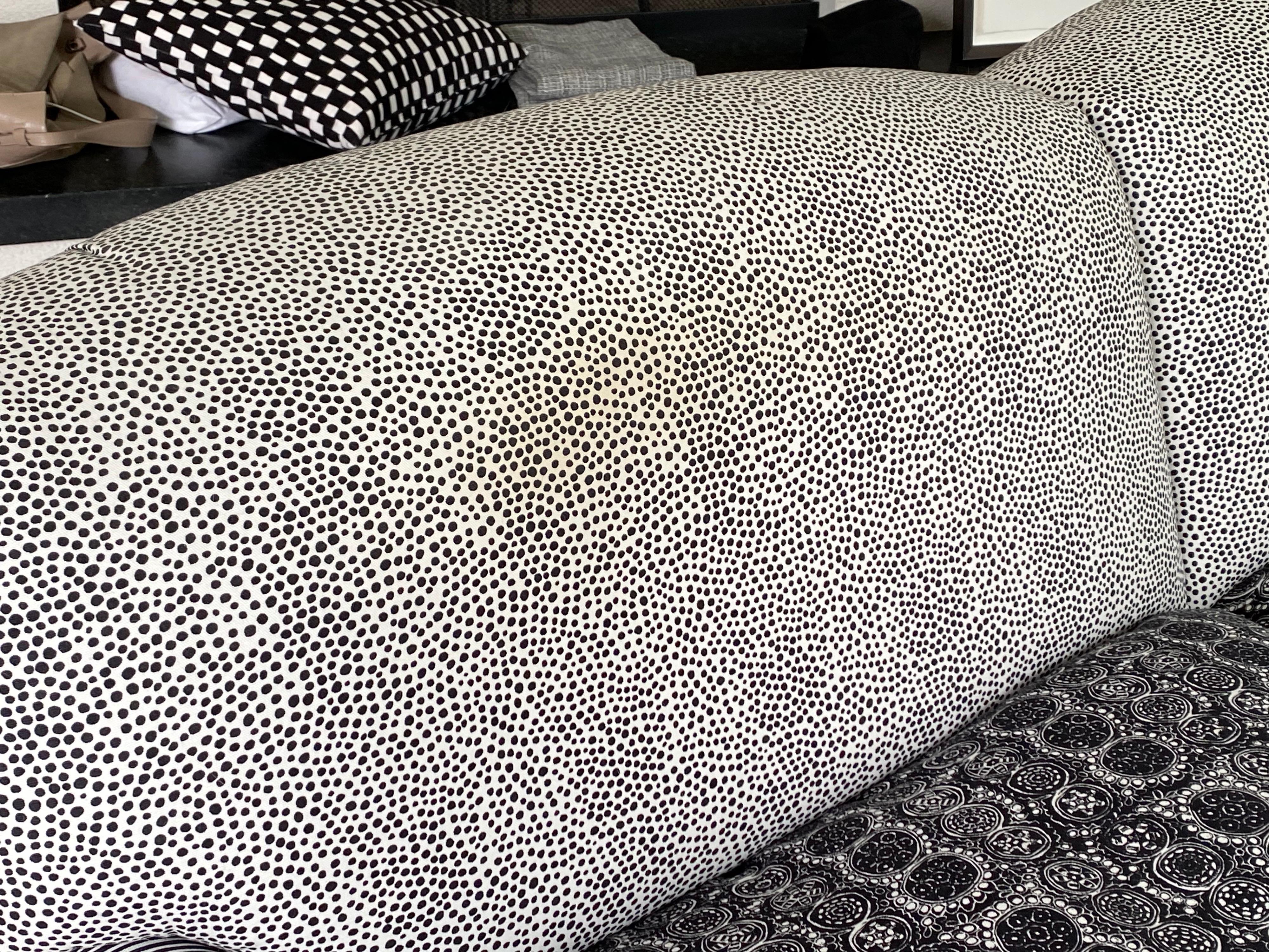 British George Sherlock Extended Two Seater Sofa covered in Marimekko Fabrics