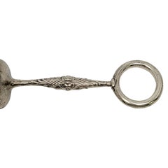 George Shiebler Sterlingsilber-Jengle Bell Baby Rattle