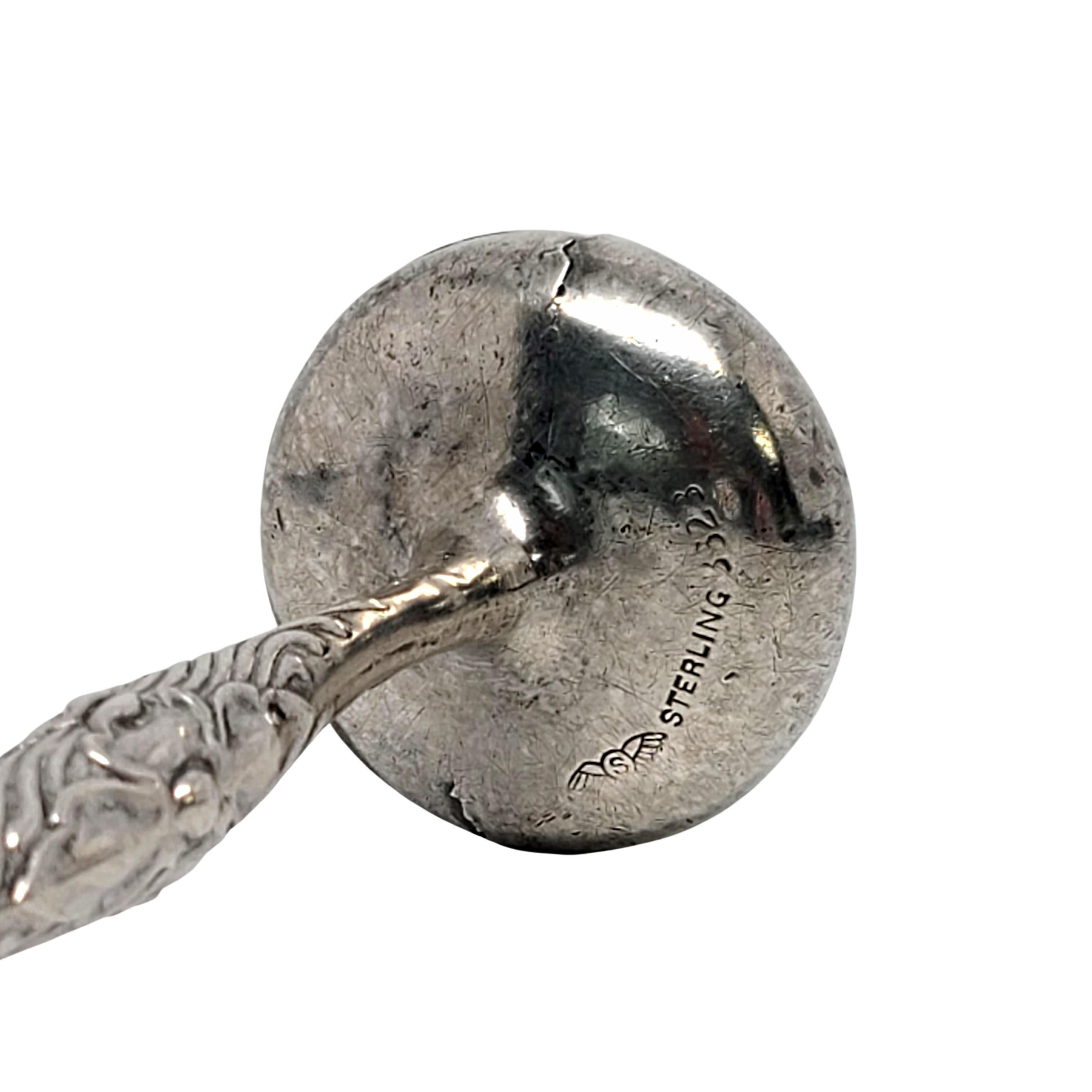 Women's or Men's George Shiebler Sterling Silver Jingle Bell Baby Rattle For Sale