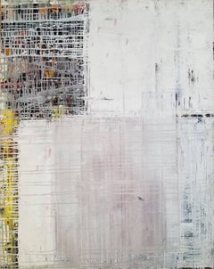 Abstraktes Acrylgemälde – Winterschwanz