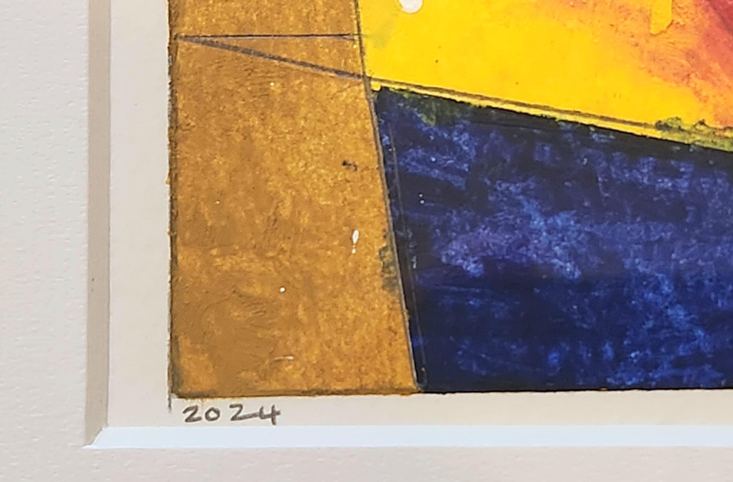 Serie Milestones No. 1 -- Collage a tecnica mista - Painting di George Simmons