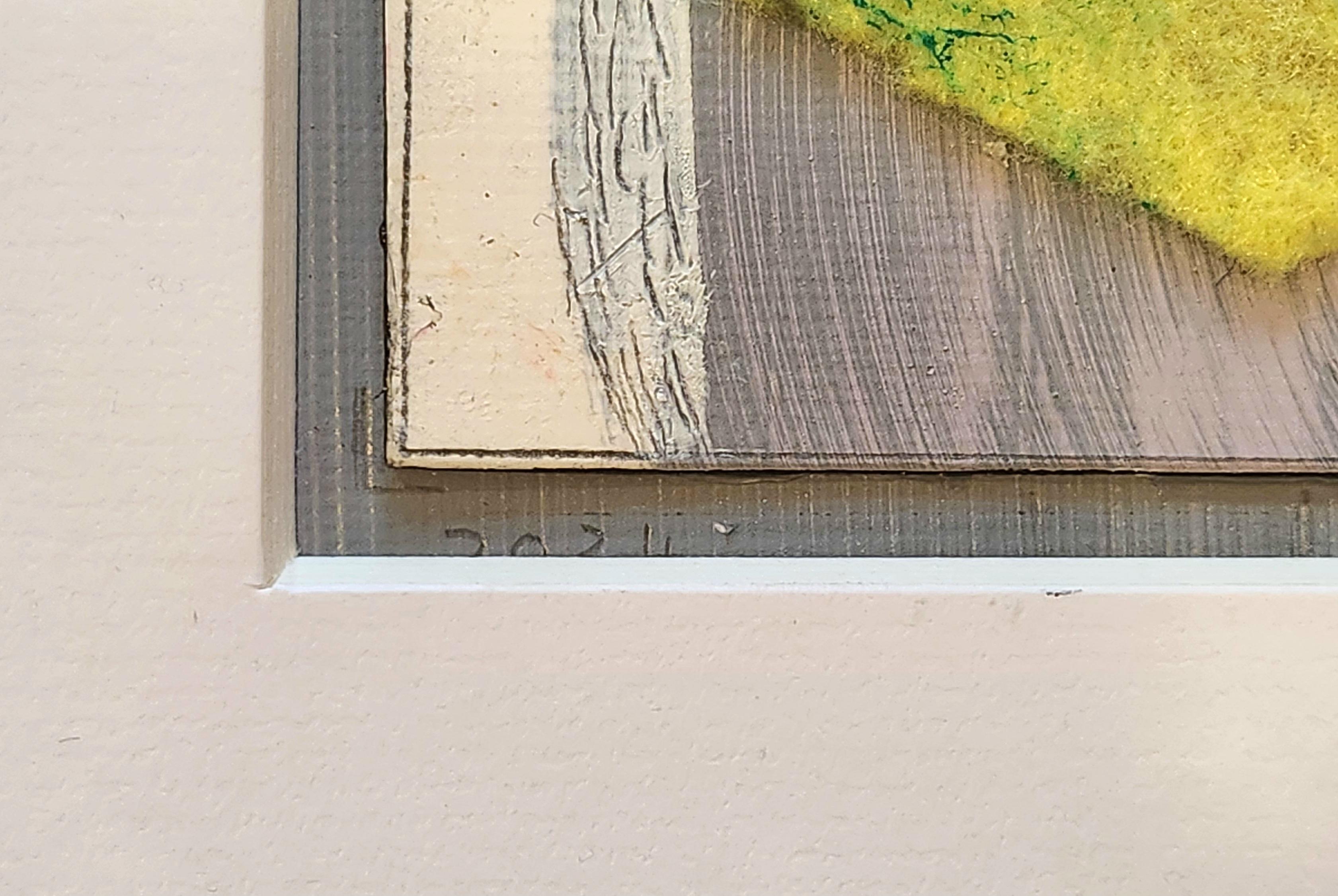 Serie di pietre miliari n. 2 -- Collage a tecnica mista - Art di George Simmons