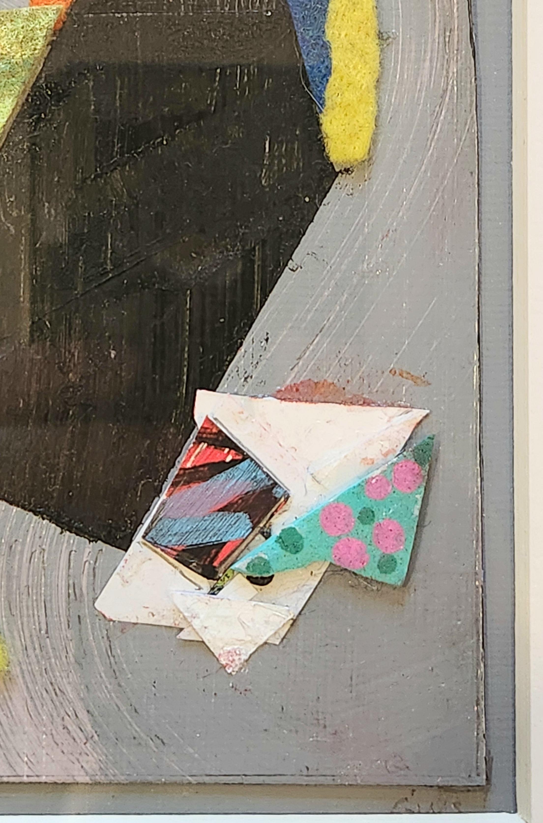 Serie di pietre miliari n. 2 -- Collage a tecnica mista in vendita 1