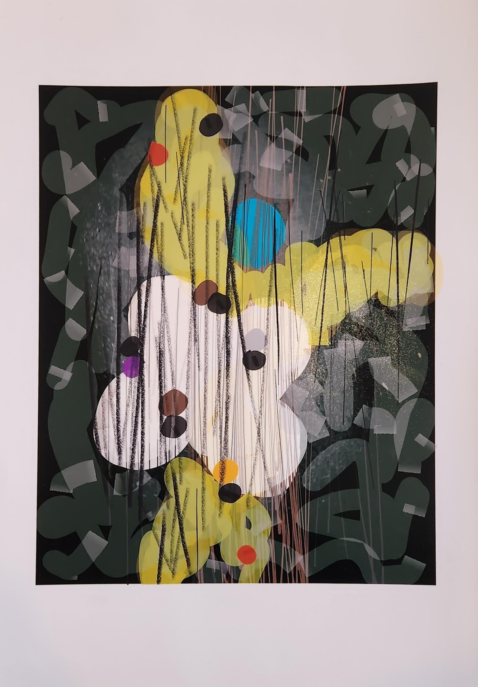 George Simmons Abstract Print - Digital Print -- Dream House Series