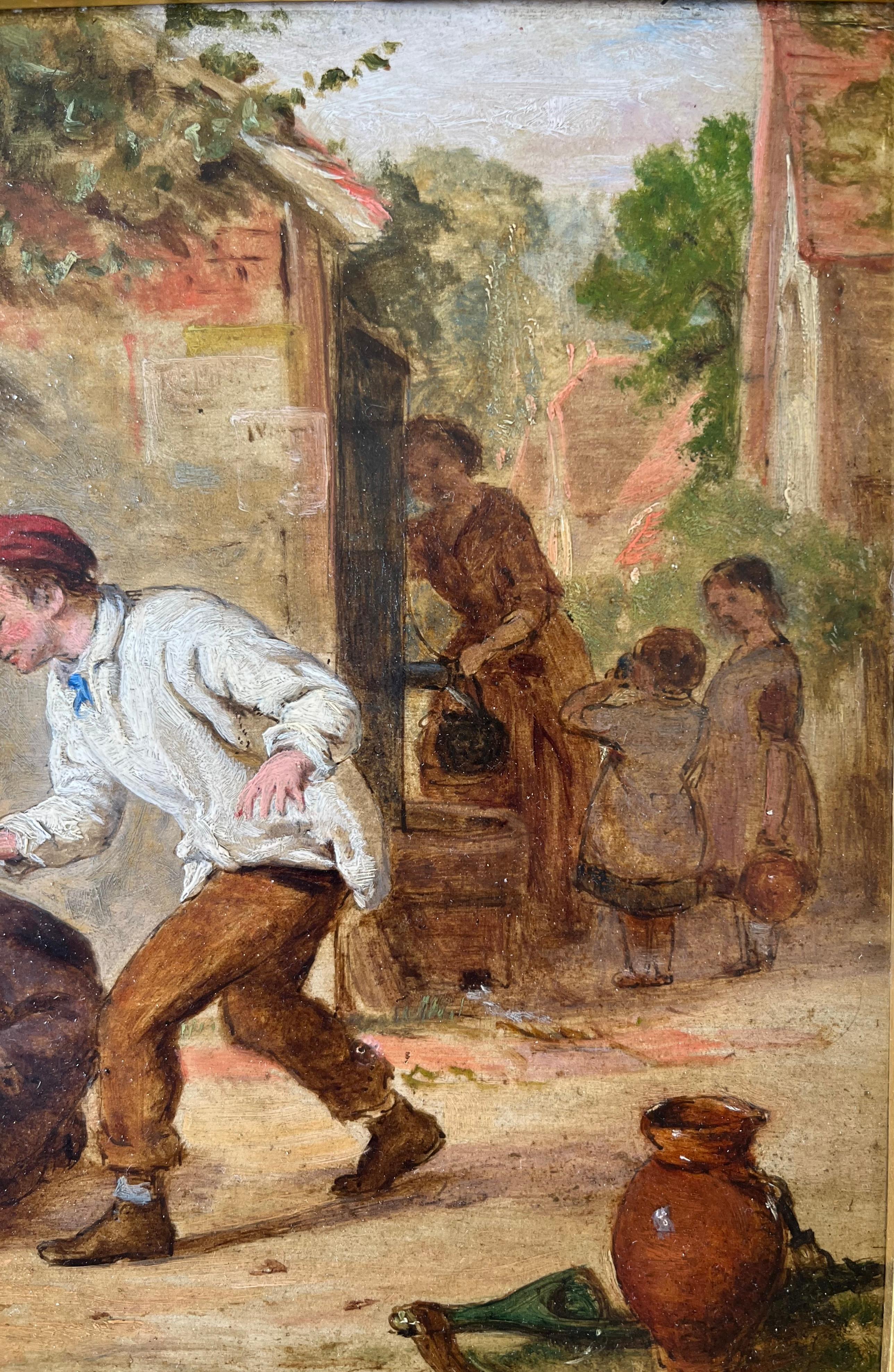 George Smith, Wunderschönes viktorianisches Öl mit spielenden Kindern im Angebot 7