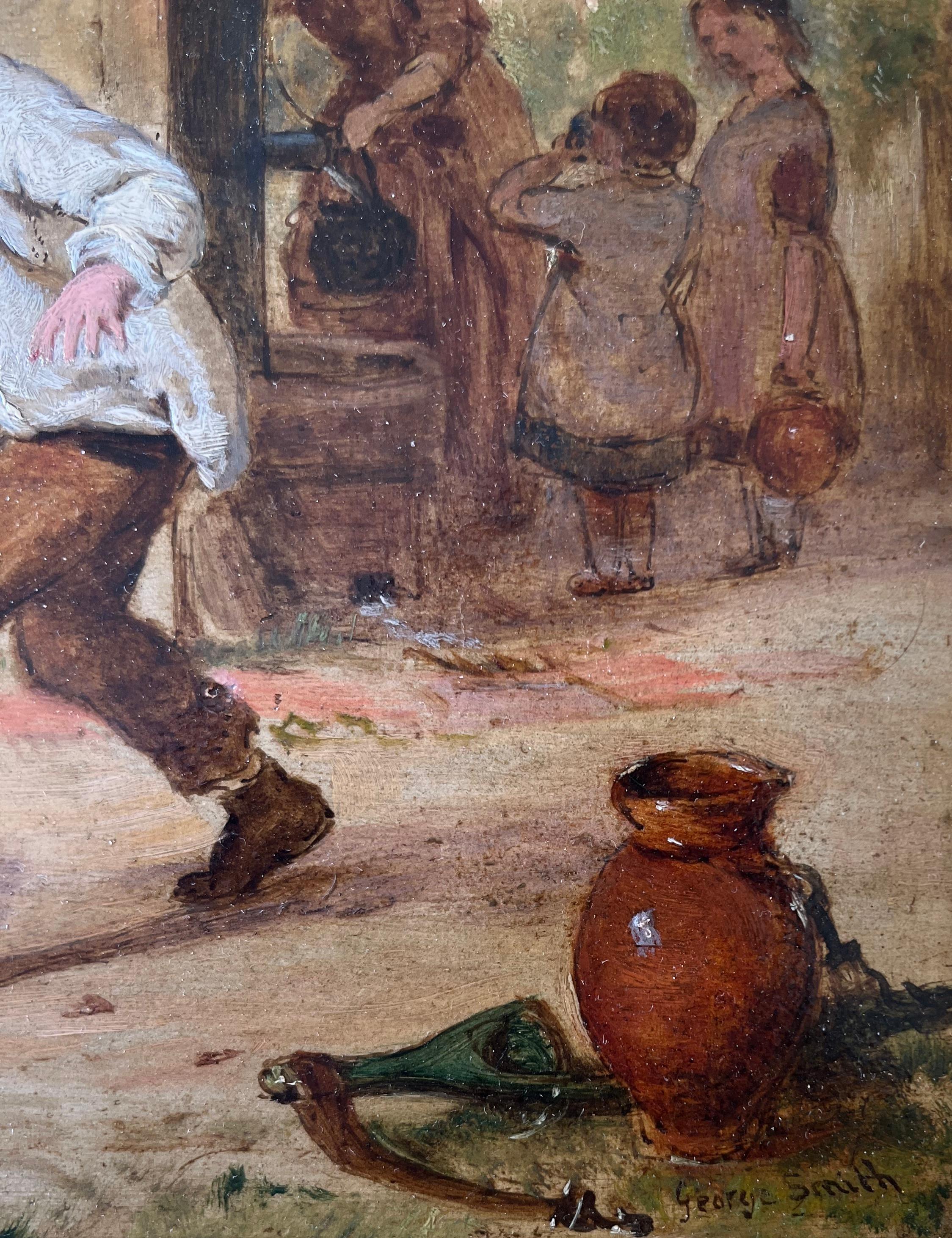 George Smith, Wunderschönes viktorianisches Öl mit spielenden Kindern im Angebot 8