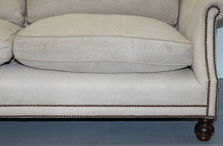 George Smith Arran Three Seater Sofa Feather Filled 