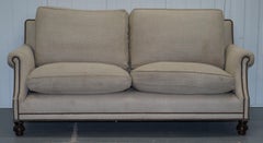 George Smith Arran Three Seater Sofa Feather Filled Cushions Stamped