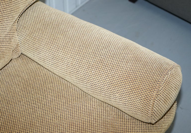 Smith Bolster ThreeSeat Sofa Feather Filled Cushions Stamped at