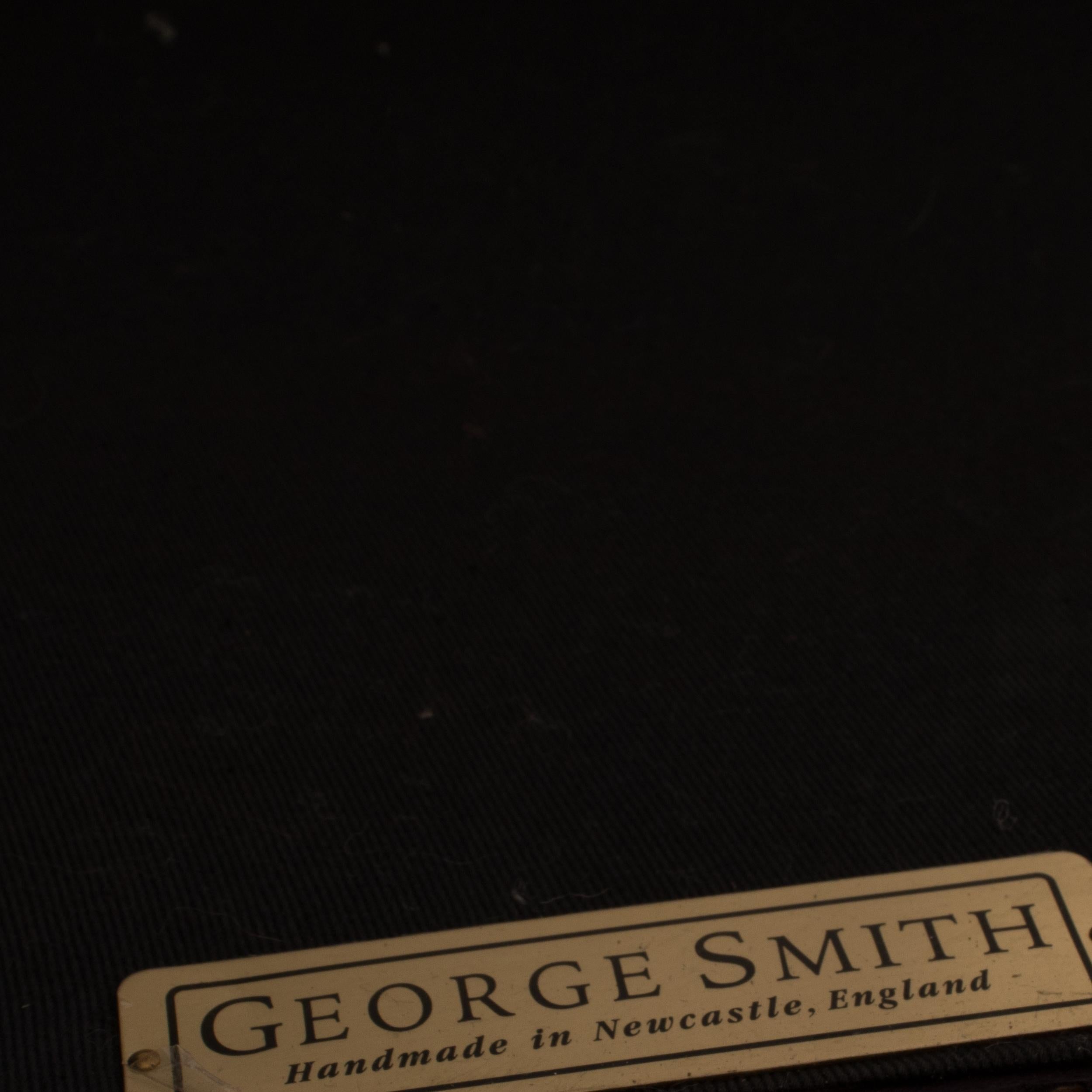 George Smith by Ilse Crawford Grey Velvet Modular Circular Sofa & Footstool 9