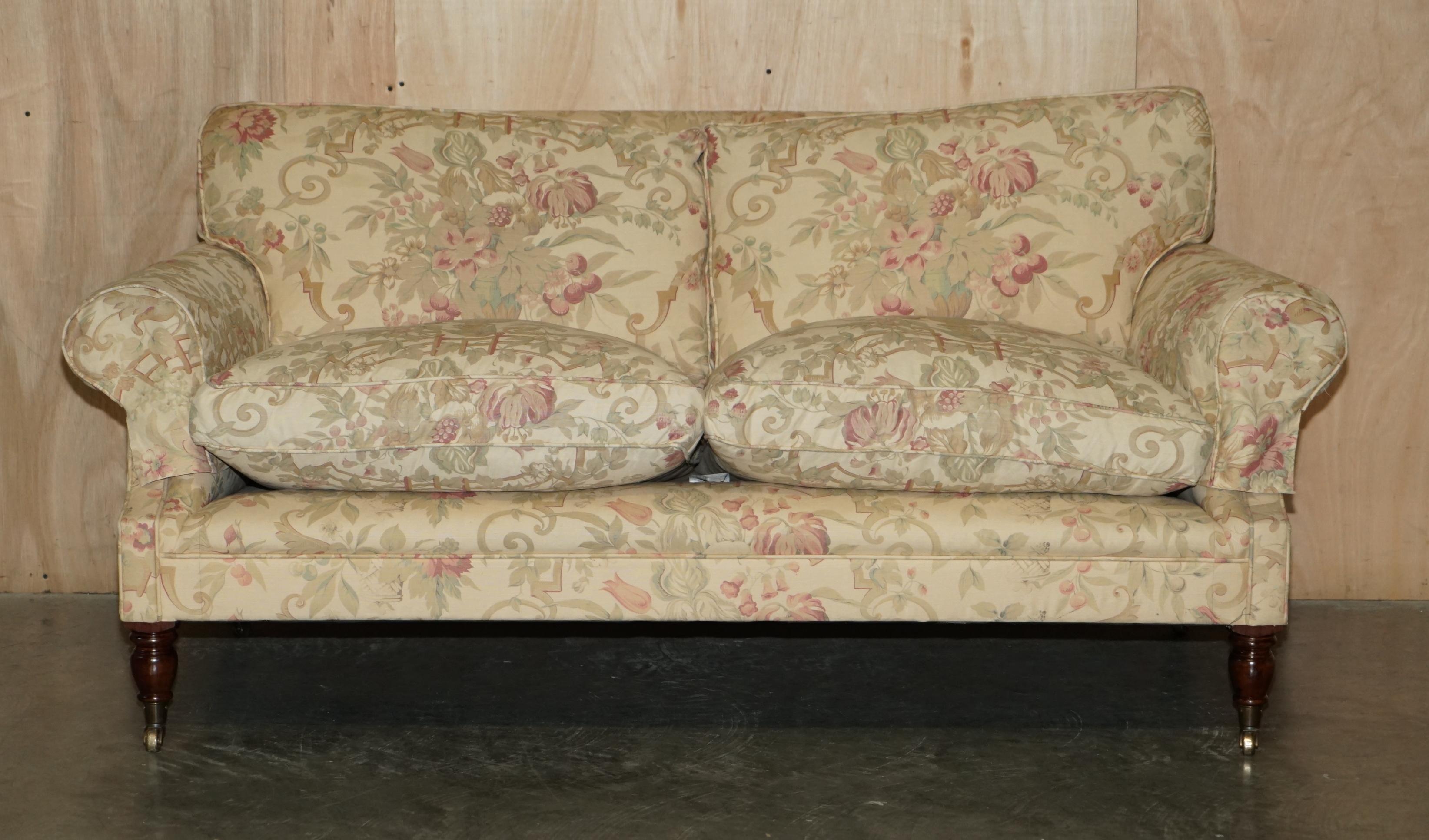 Royal House Antiques

Royal House Antiques is delighted to offer for sale this lovely George Smith Signature Scroll arm sofa which is one of a pair in floral upholstery with feather filled cushions 

Please note the delivery fee listed is just a