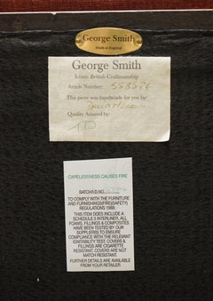 GEORGE SMITH CHELSSEA CHESTERFiELD TUFTED BENCH SOFA IN VELOUR UPHOLSTERY