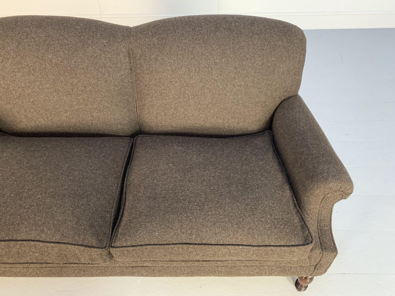 George Smith “Dahl” Sofa, in Abraham Moon Wool For Sale 1