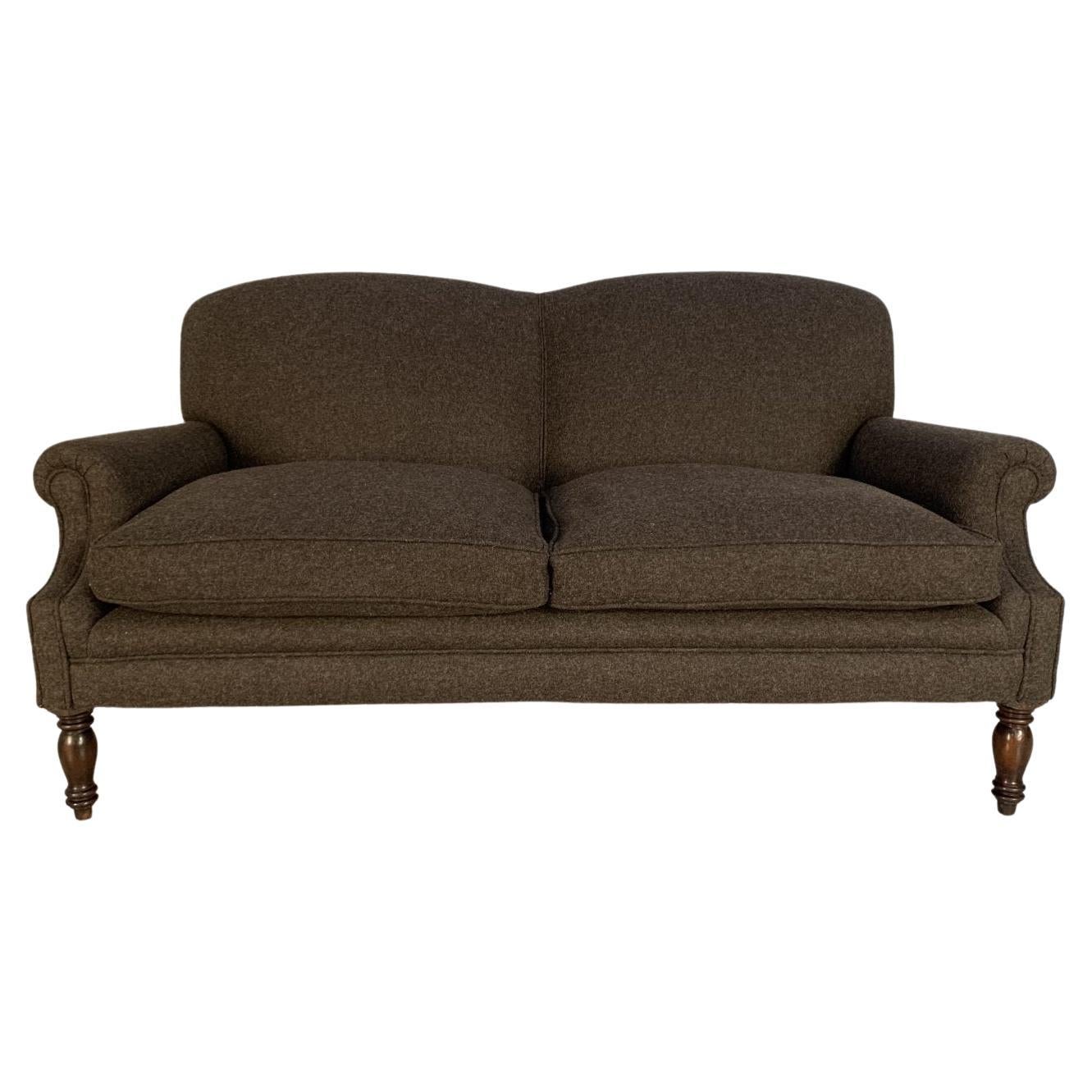George Smith “Dahl” Sofa, in Abraham Moon Wool For Sale