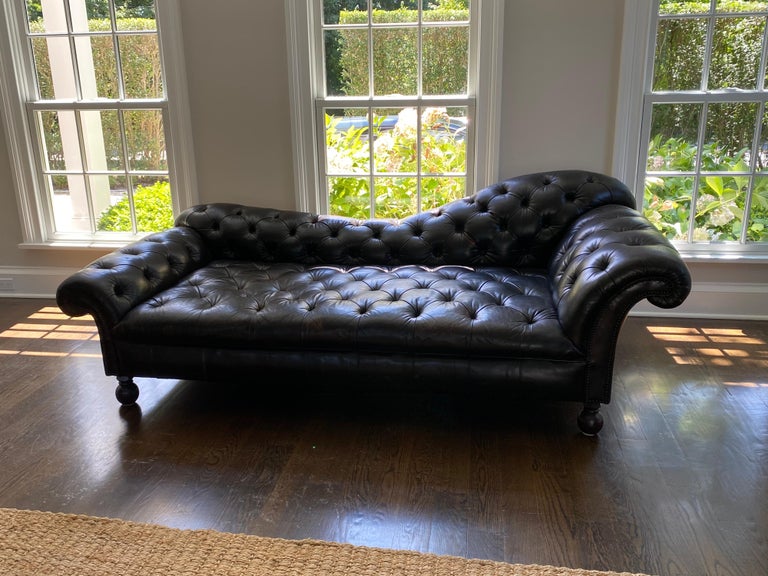 Smith 'Dog Kennel Bed' Custom Buttoned Sofa For Sale at 1stDibs