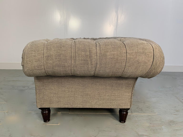 George Smith "Early Victorian Chesterfield " Buttoned Sofa in Linen ...