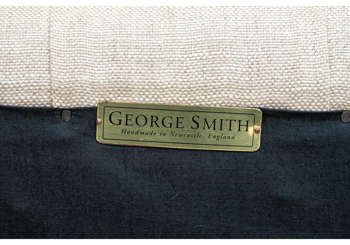 George Smith Handmade Tufted Slipper Chair For Sale 1