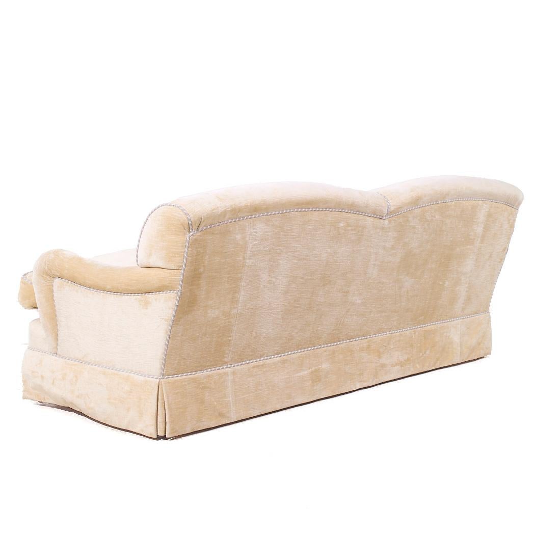 XXIe siècle et contemporain Canapé à accoudoirs en velours Contemporary Signature de George Smith Howard and Sons en vente