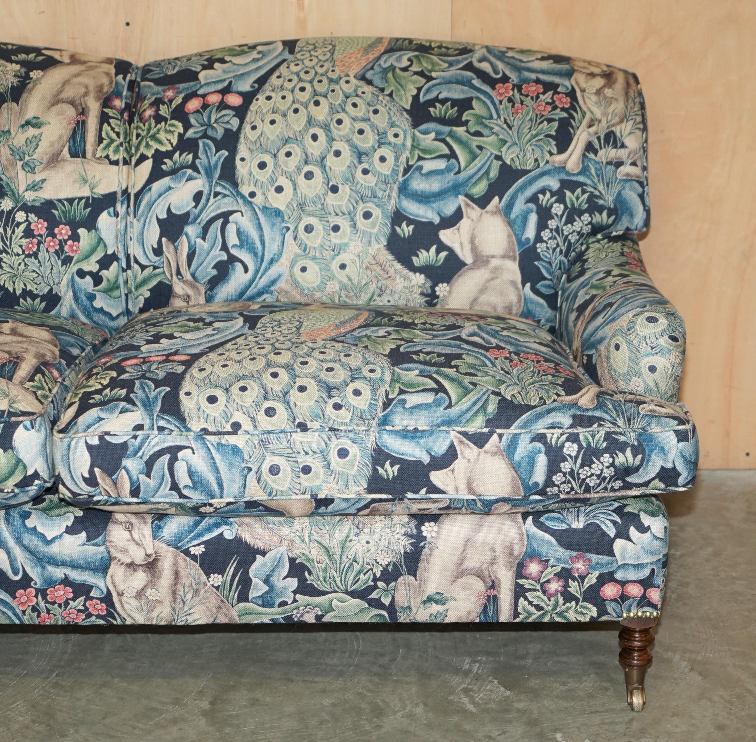  GEORGE SMiTH HOWARD & SON'S WILLIAM MORRIS SOFA ARMCHAIR SUITE (Polster) im Angebot