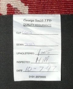 George Smith Kilim Lounge Chair English Country Style Boho Tribal Rug