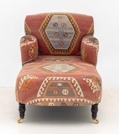 Chaise longue rembourrée « Kilim » de George Smith