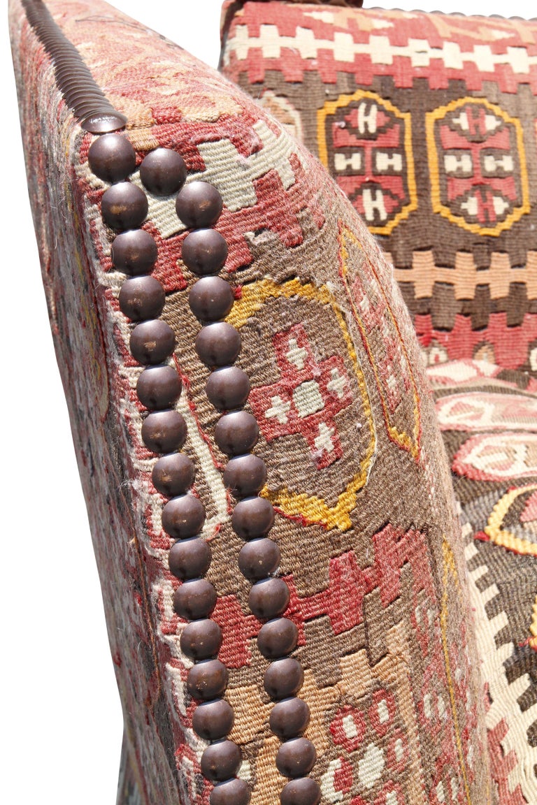Smith Kilim Upholstered Knole Sofa at 1stDibs