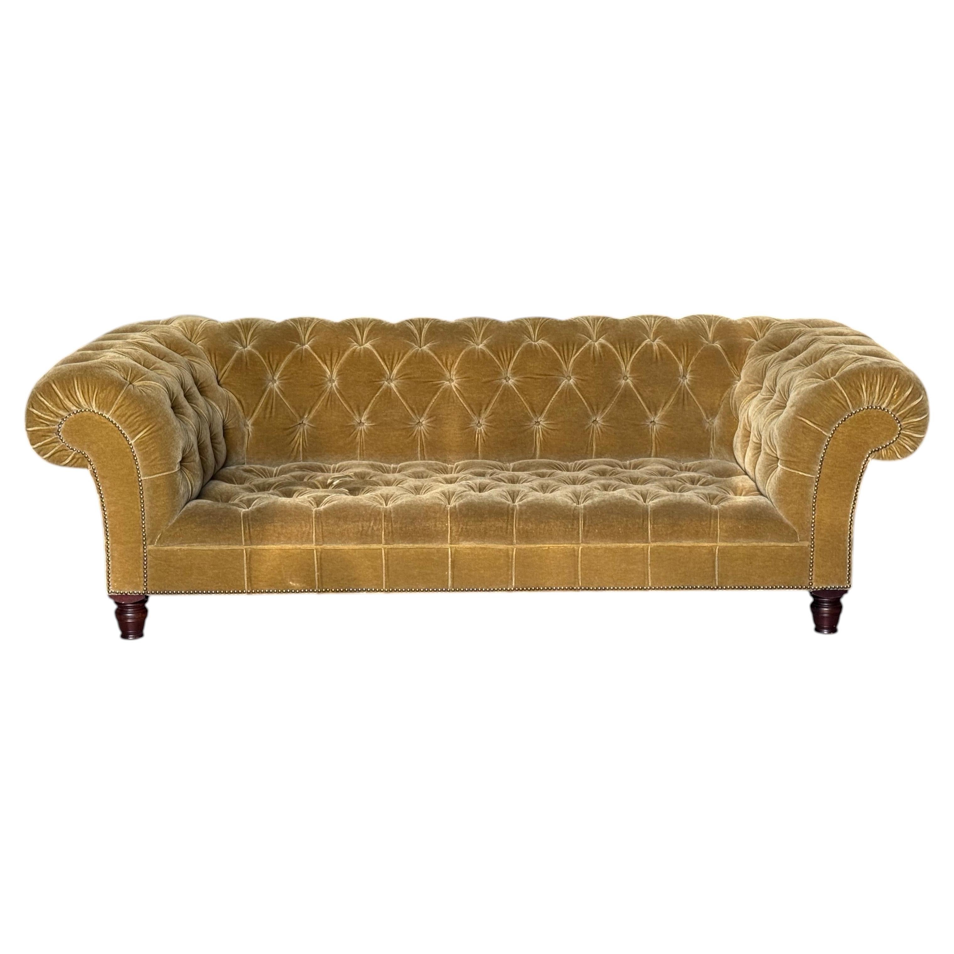 Sofá Chesterfield de mohair de George Smith
