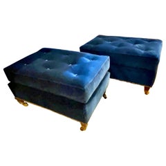 Pair George Smith Ottomans