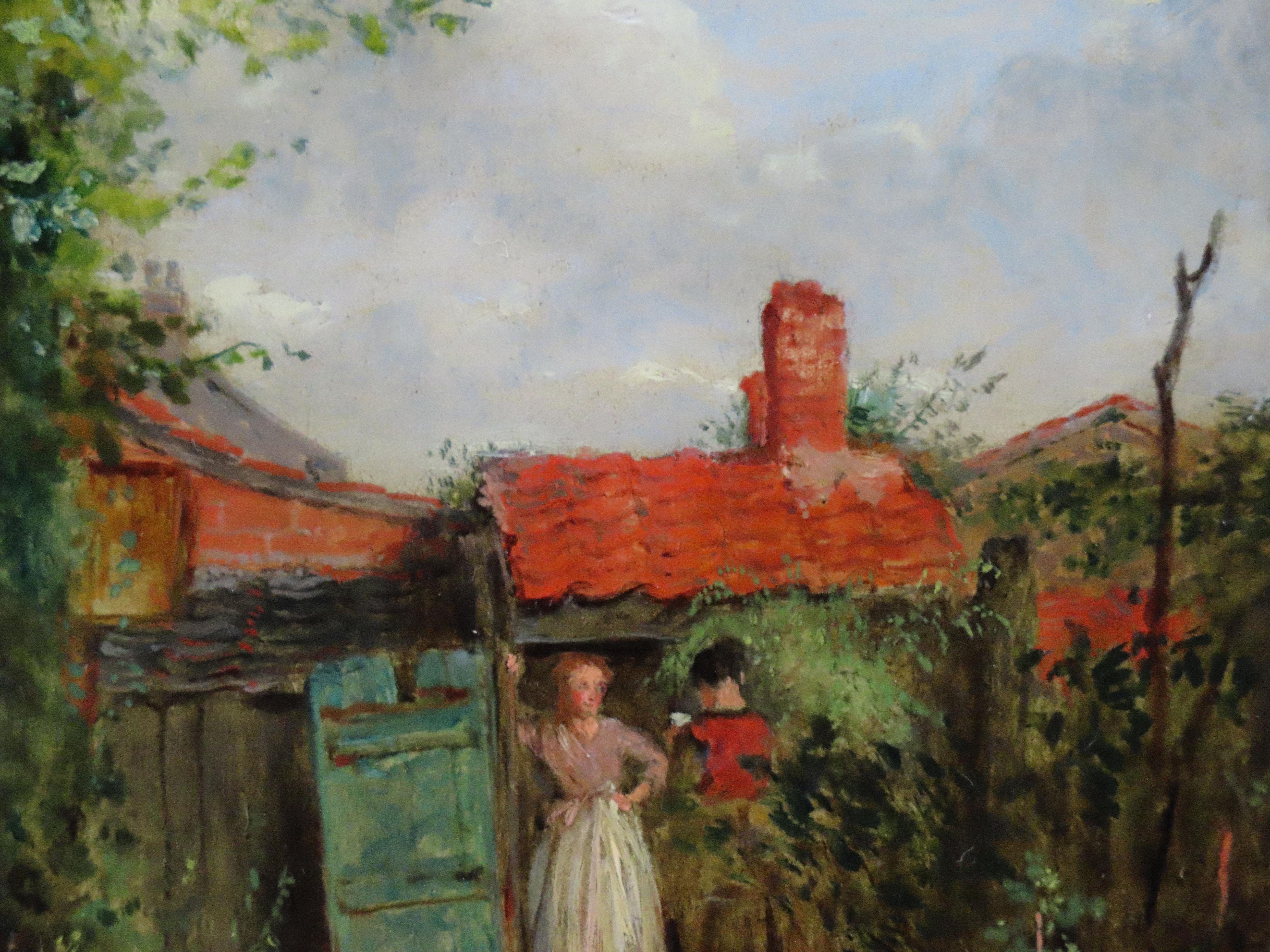 Original Oil on Panel, George Smith. 