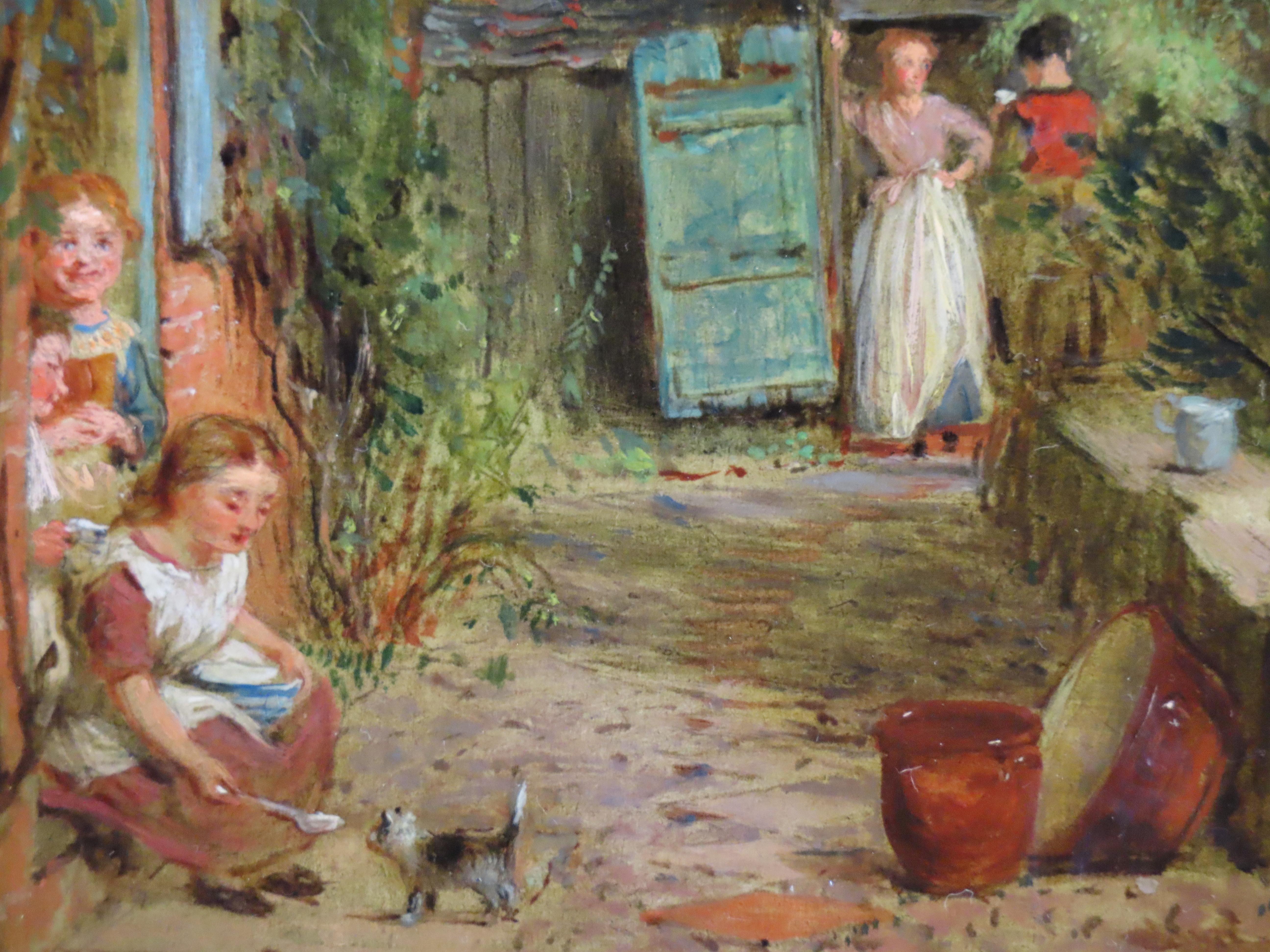 Original Oil on Panel, George Smith. 
