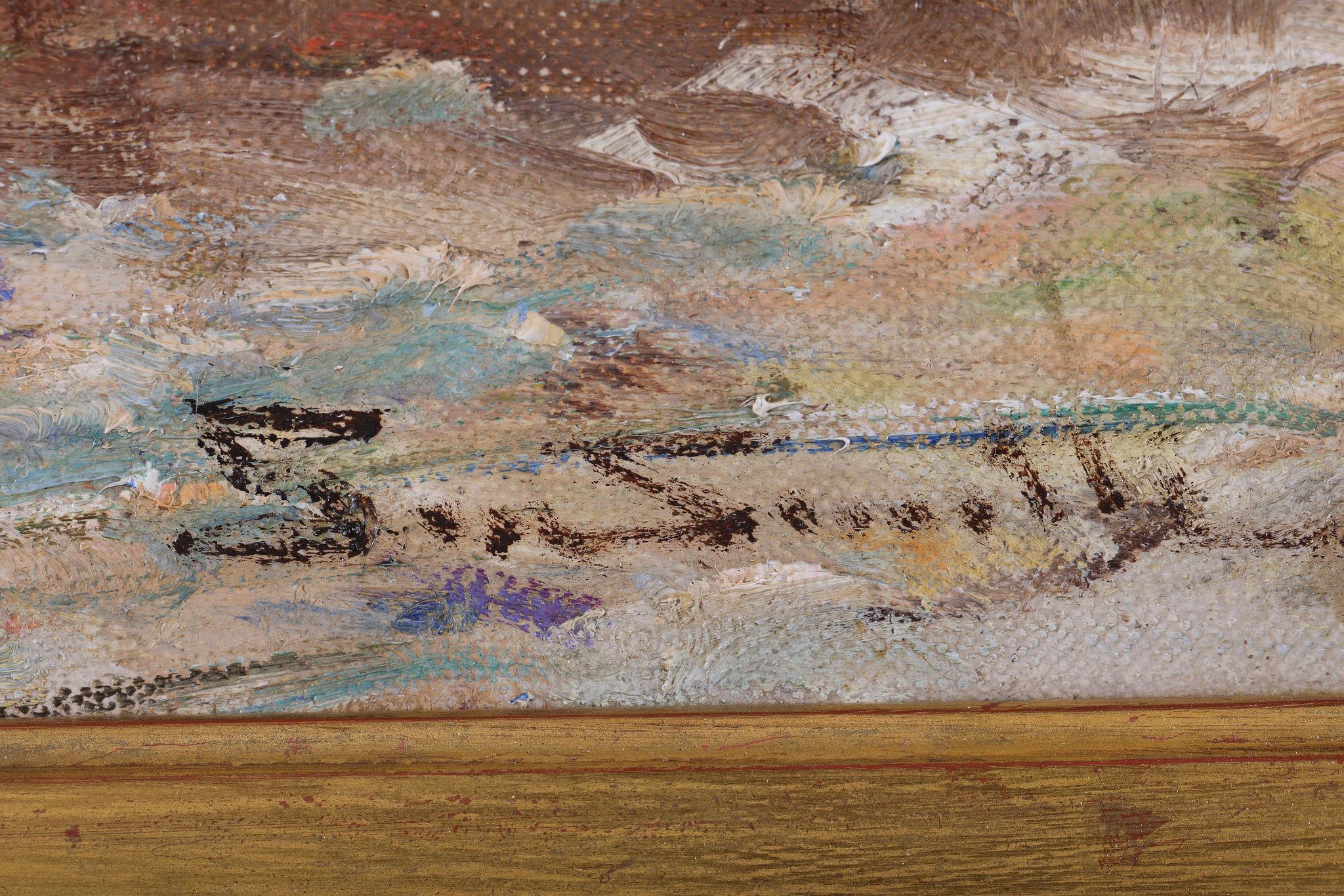 Abbeverare i cavalli - Animal Painting Marrone di George Smith