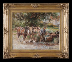 Antique Watering Horses