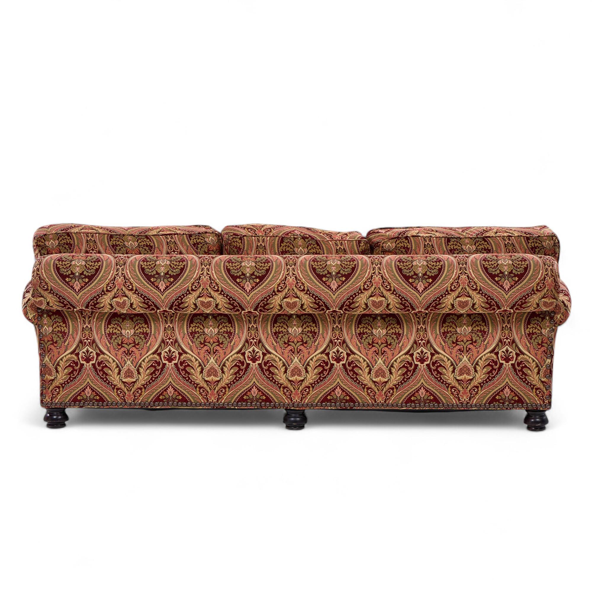 20th Century George Smith Roll Arm Sofa For Sale