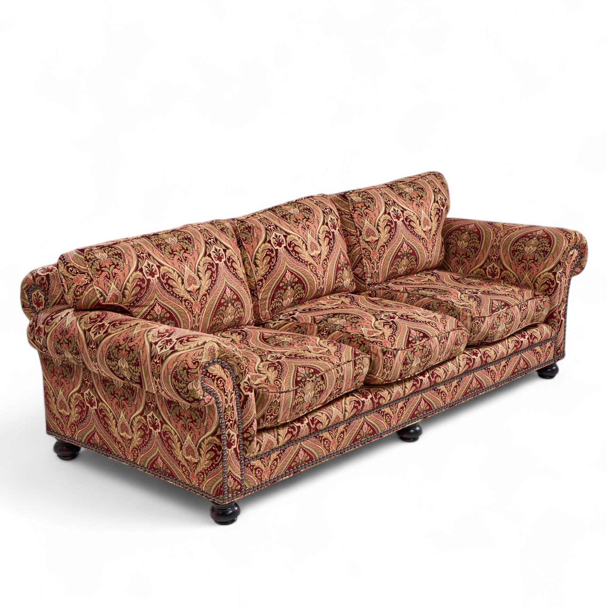 George Smith Roll Arm Sofa For Sale 2