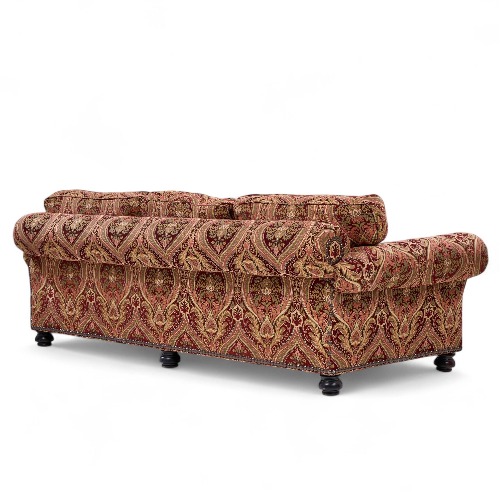 George Smith Roll Arm Sofa - Pair For Sale 2
