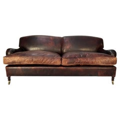 Used George Smith "Signature" 2.5-Seat Sofa - In Oxblood Leather