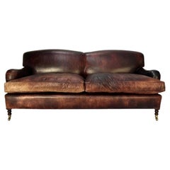 Used George Smith "Signature" 2.5-Seat Sofa - In Oxblood Leather