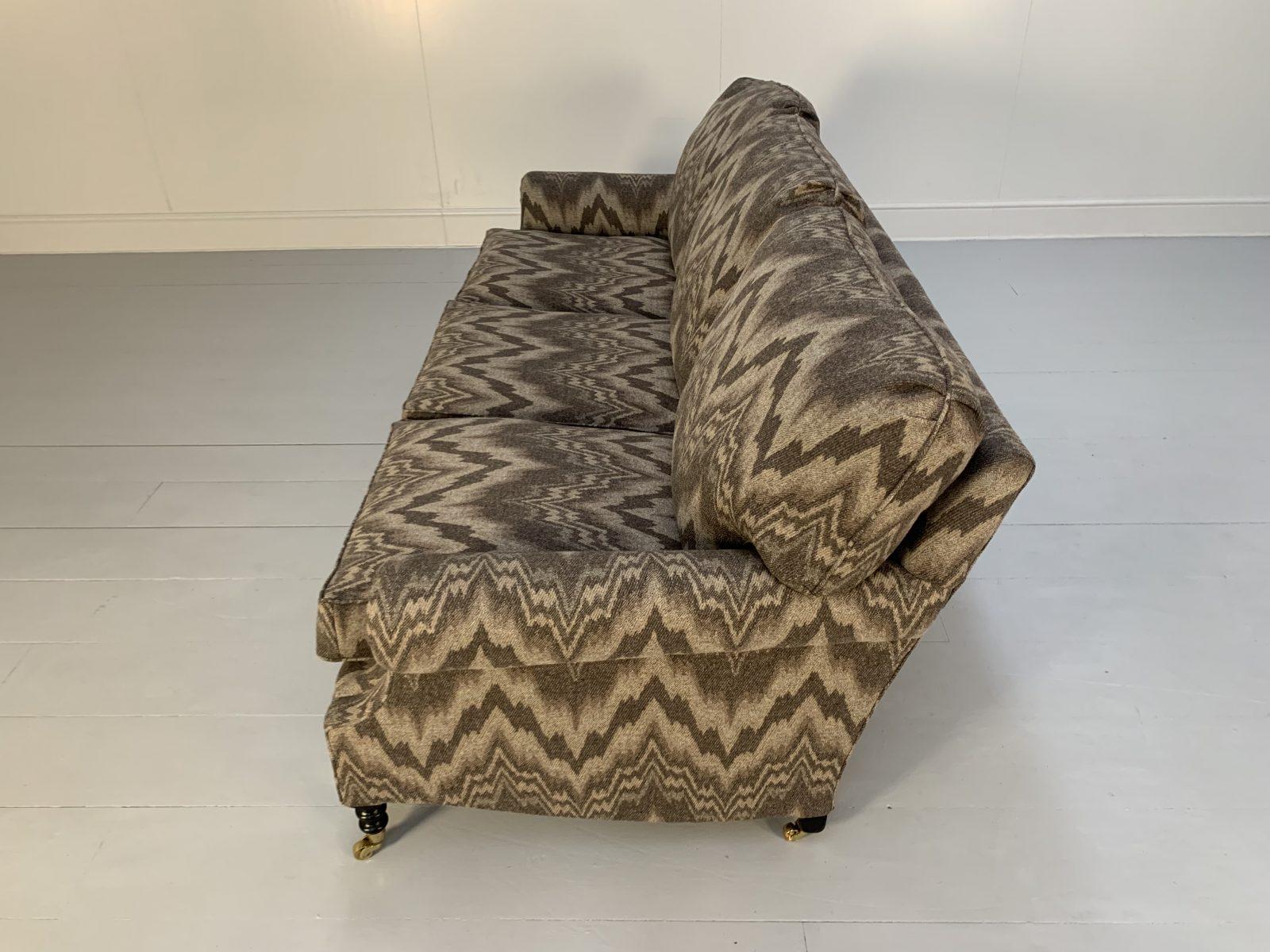 George Smith “Signature” Sofa – Medium 3-Seat – In Zoffany “Malvern” Wool 5