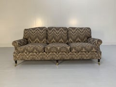 George Smith “Signature” Sofa – Medium 3-Seat – In Zoffany “Malvern” Wool