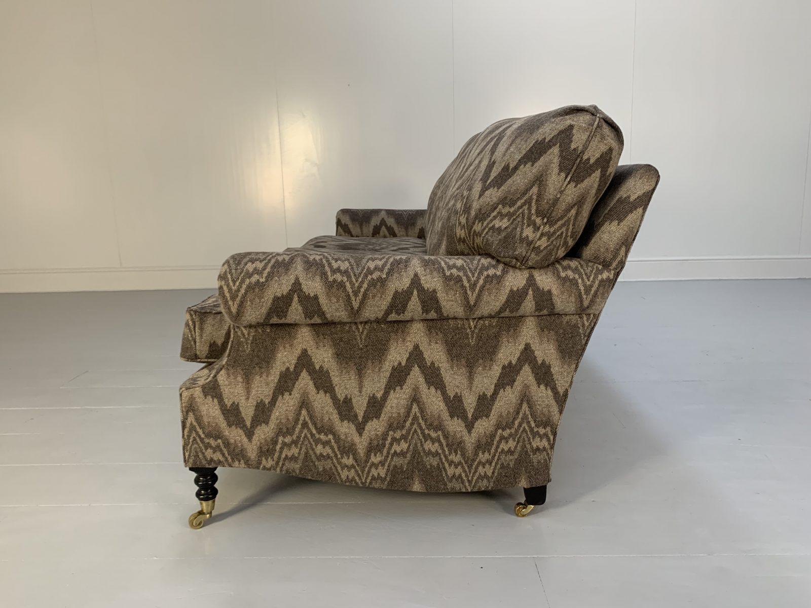 George Smith “Signature” Sofa – Medium 3-Seat – In Zoffany “Malvern” Wool 1