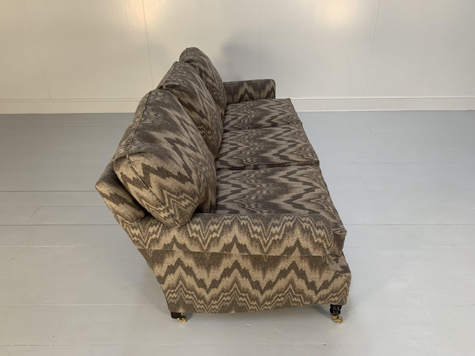 George Smith “Signature” Sofa – Medium 3-Seat – In Zoffany “Malvern” Wool 4