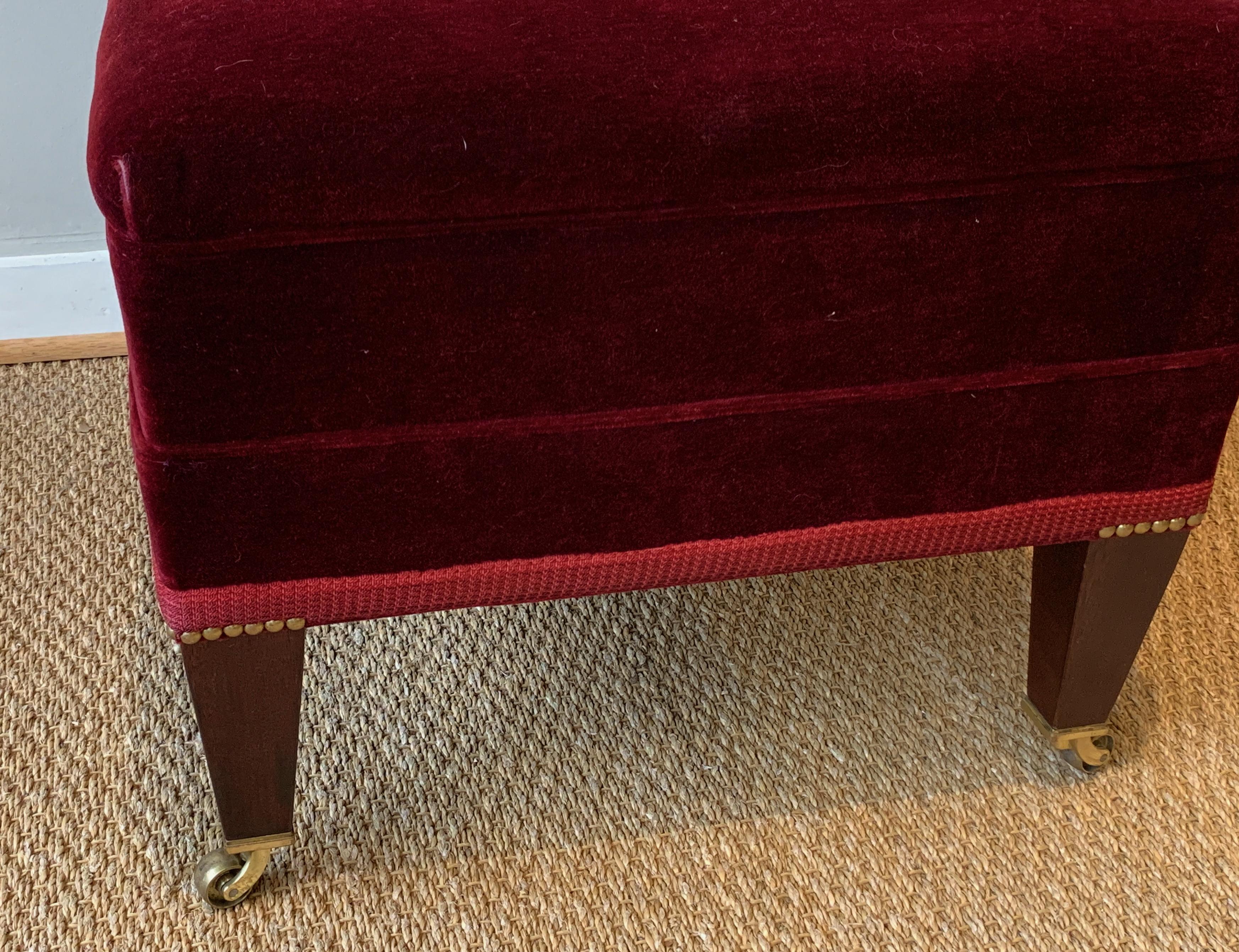 Late 20th Century George Smith Slipper Chair