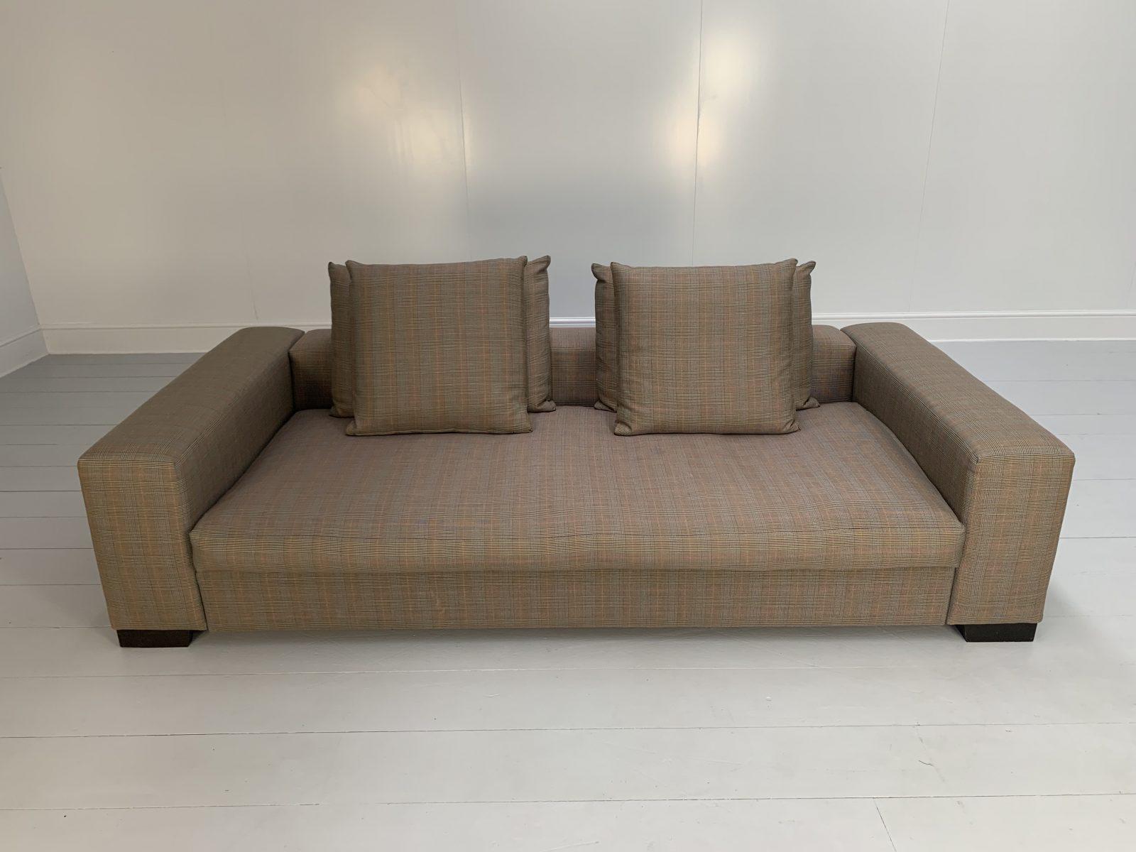 ralph lauren plaid sofa